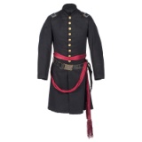 Vermont Infantry Officer's Coat with Belt and Sash