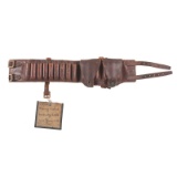 George Crouch Cartridge Belt Patent: Model No. 243,363 May 8, 1878