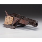 J.W. Hollensbury Breech Loading Cannon Patent: Model No. 22, 427