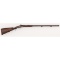 English Percussion Half Stock Sporting Rifle By S.W. Berry