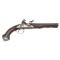 Late 18th Century French Double Barrel Flintlock Pistol by Bichard