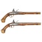 Gilt Bronze-Mounted Flintlock Pistols