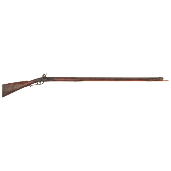 Fullstock Flintlock Kentucky Rifle By William Kelsay