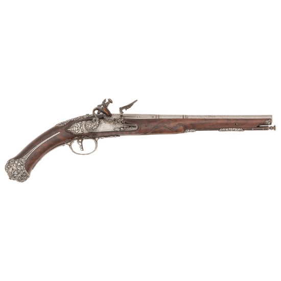 Early Bresican Flintlock Pistol