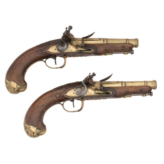 Pair of French Flintlock Pistols
