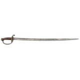 Tiffany Marked US Model 1850 Foot Officer's Sword