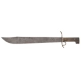 Massive Joseph Beal & Sons Bowie Knife