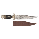 Classic Horsehead Bowie Knife by Geo Westenholm & Son