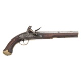 Joseph Henry Contract Flintlock Single hot Martial Pistol