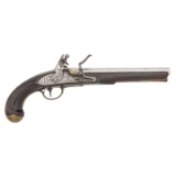 Model 1808 S. North Flintlock Single-Shot Martial Pistol