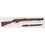 ** Lithgow British Enfield Mk. III Rifle with Bayonet and Austrian Police Markings