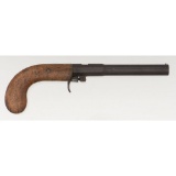 Percussion Underhammer Pistol by Carleton & Co