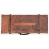 Leather Trunk Case for Pair of Boss Shotguns