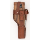 ** C96 Mauser Red 9 Pistol With Shoulder Stock Holster