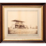 Fine Large Format Albumen Photograph of the Riverton Gun Club (NJ), 1880, by Broadbent & Taylor