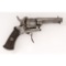 Belgian Pinfire Double Action Revolver