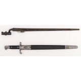 Lot of Two European Bayonets