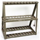 World War II Barracks Rack For M-1 Carbine