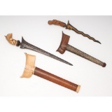 Lot of Two Indonesian Keris