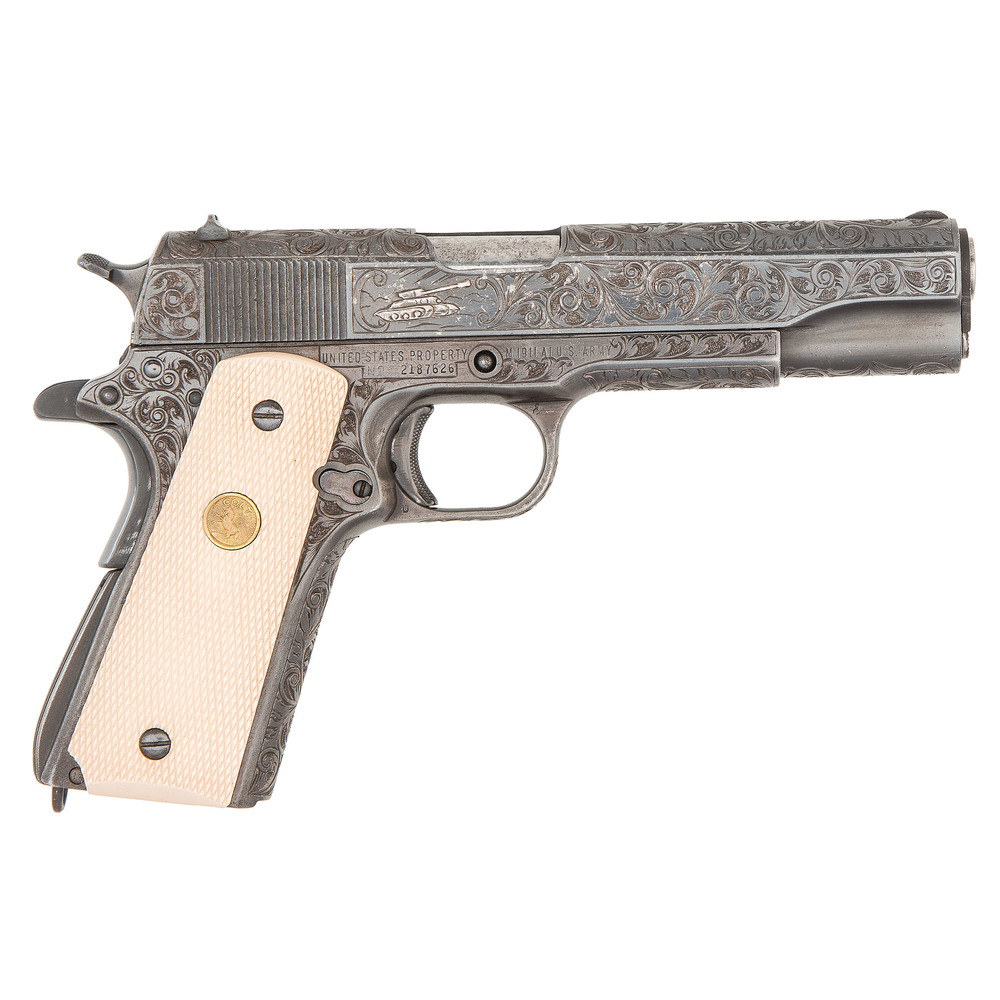 Custom Engraved Remington Rand M1911A1 Pistol | Proxibid Custom Engraved Remington Rand M1911A1 Pistol | Proxibid