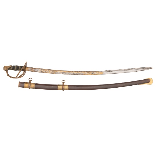 Clauberg Import U.S. Model 1840 Cavalry Officers Sword