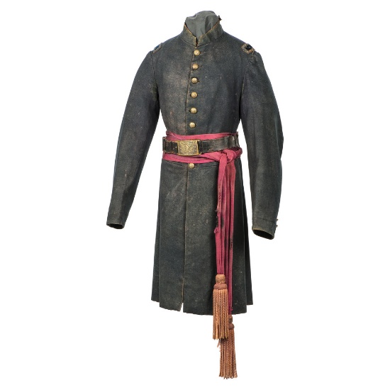 U.S. 2nd Lieutenant Frock Coat with Officer's Sword and Accouterments Attributed to Lieut. Sayford