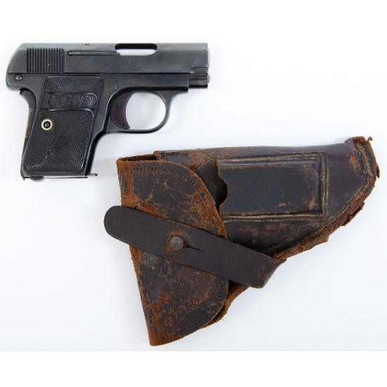 ** Colt Model 1908 Semi-Automatic Pocket Pistol with Holster