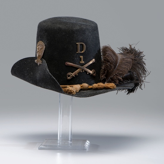 Museum Quality Reproduction U.S. Model 1858 Dress Hat for Cavalry