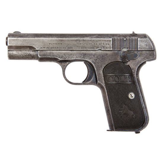 **British Marked Colt 1903 .380 Hammerless Pistol