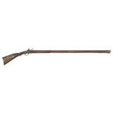 Early Raised Carved Kentucky Rifle