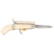 Good Ivory Mounted Two-Bladed Urwin Rodgers Knife Pistol