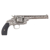 Germanic Engraved New Model 3 Target S&W Revolver