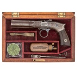 Cased Leonard's Patent Robbins & Lawrence Pepperbox