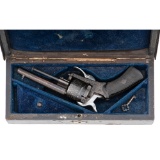 Cased Engraved Pinfire Revolver by Scholberg & Gadet