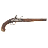 Mid 18th-Century Saxon Flintlock Holster Pistol by Muller a Magdeburg