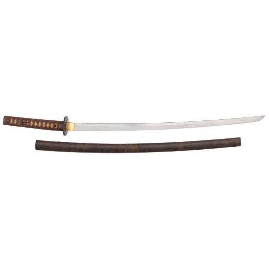 A Shinto Japanese Samurai Sword (Katana) Spuriously Signed Tadahiro