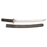 Japanese Samurai Sword (Wakizashi) by Tami no Kami Yoshimichi