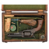 English Cased Whitney Pocket Percussion Revolver