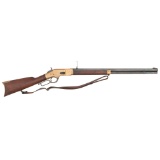 Winchester Model 1886 Rifle With Henry Marked Barrel