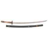 Japanese Samurai Sword (Katana) Unsigned in Good Mounts
