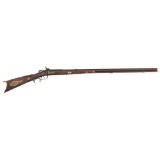 Half Stock Percussion Rifle by C. Flowers