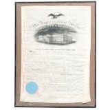 Patent Papers For Revolving Rifle by Morgan .L.Rood Patent #10.259