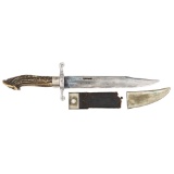 Stag Handle Bowie Knife