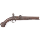 Early European Flintlock Pistol