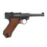 **1918 Dated DWM P08 Luger Pistol with Matching Magazine