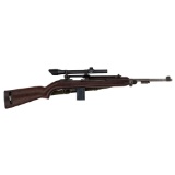 **Quality Hardware M1 Carbine with Scope Modification & Lyman Alaskan Scope