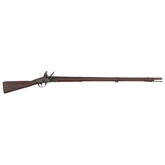 Exceptional National Armory Brown US Springfield Model 1822 (1816 Type II) in Original Flint