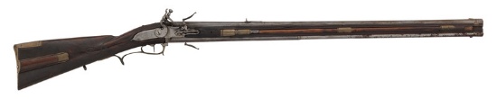 Mid-18th Century Bavarian Flintlock Turn Barrel Combination Rifle by Staudinger of Wurzburg