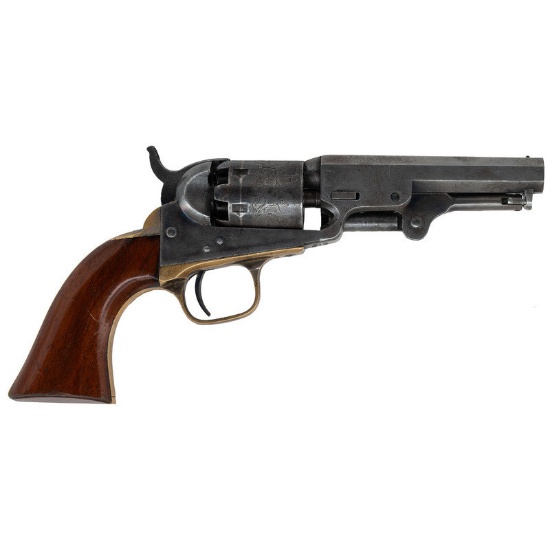 Colt Model 1849 Pocket Revolver Inscribed To Capt. John S.H. Doty - KIA At Peachtree Creek