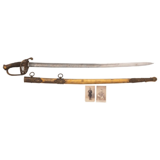 Horstmann Model 1850 Staff & Field Officer's Sword Presented To Lt. Col (General) James Selfridge